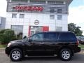 2011 Galaxy Black Nissan Armada SV 4WD  photo #2