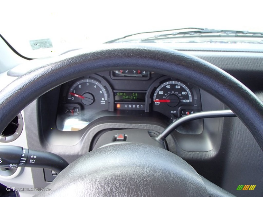 2012 E Series Van E350 XL Extended Passenger - Dark Blue Pearl / Medium Flint photo #15