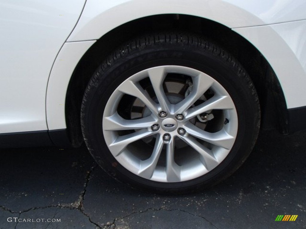 2013 Taurus SEL AWD - White Platinum Tri-Coat / Charcoal Black photo #7