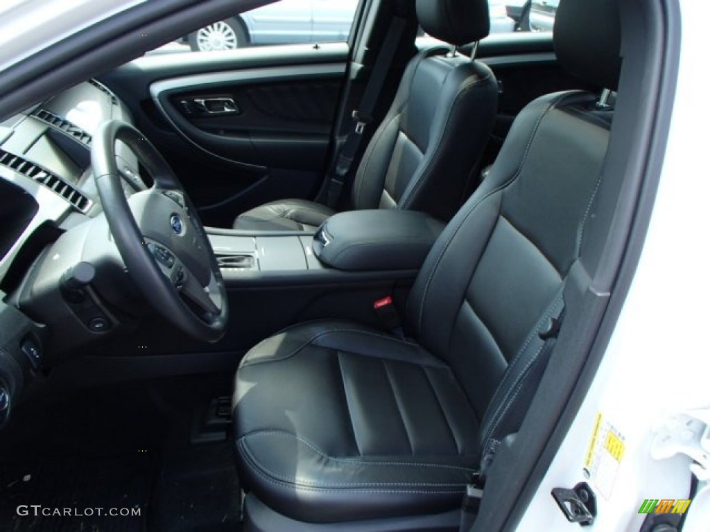 2013 Taurus SEL AWD - White Platinum Tri-Coat / Charcoal Black photo #8