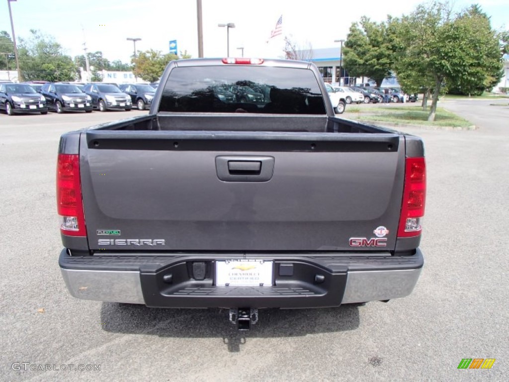 2010 Sierra 1500 SL Extended Cab 4x4 - Storm Gray Metallic / Dark Titanium photo #8