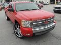 2007 Victory Red Chevrolet Silverado 1500 LT Extended Cab  photo #1