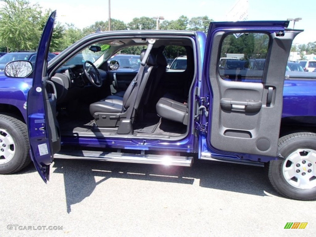 2011 Silverado 1500 LT Extended Cab 4x4 - Laser Blue Metallic / Ebony photo #21