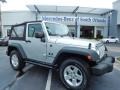 2008 Bright Silver Metallic Jeep Wrangler X 4x4  photo #1