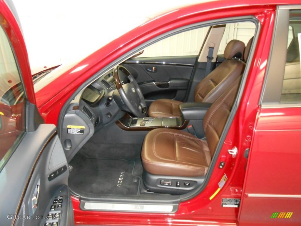 Brown Interior 2010 Hyundai Azera Limited Photo #84690962