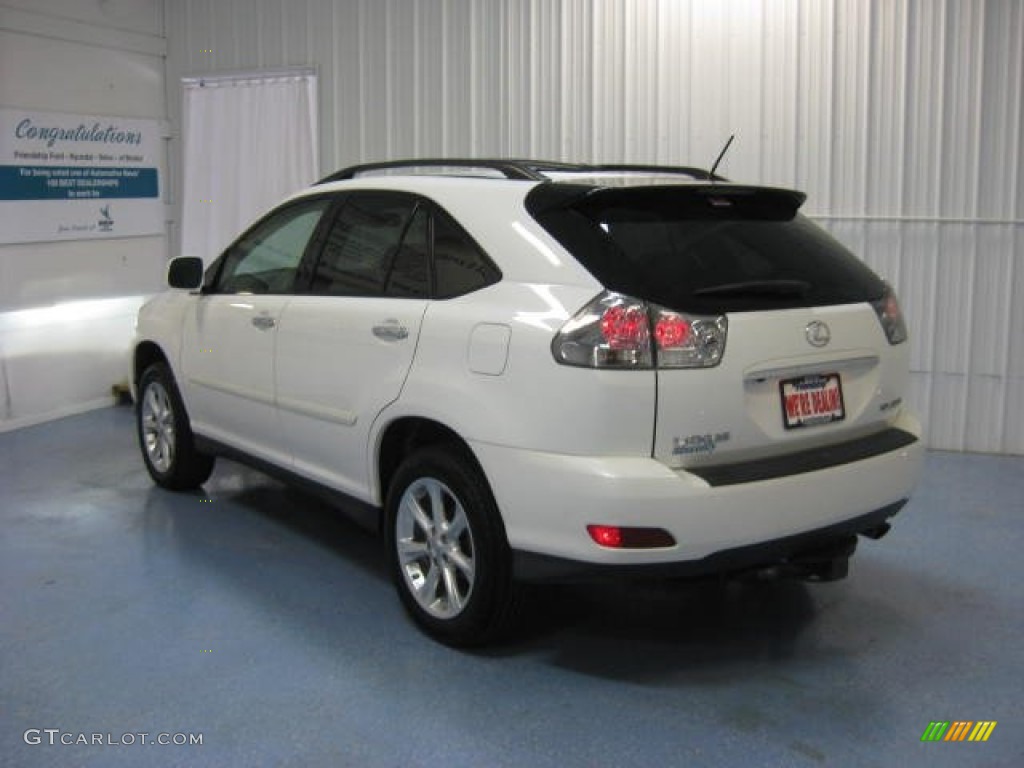 2009 RX 350 AWD - Crystal White Mica / Parchment photo #6