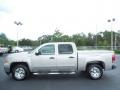 2008 Silver Birch Metallic GMC Sierra 1500 SLT Crew Cab  photo #2