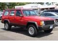 1994 Flame Red Jeep Cherokee Sport 4x4  photo #1