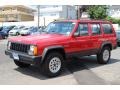 1994 Flame Red Jeep Cherokee Sport 4x4  photo #3