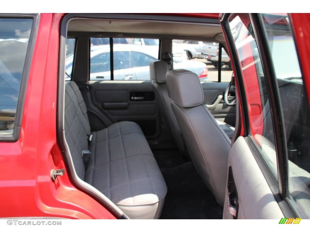 1994 Cherokee Sport 4x4 - Flame Red / Gray photo #9