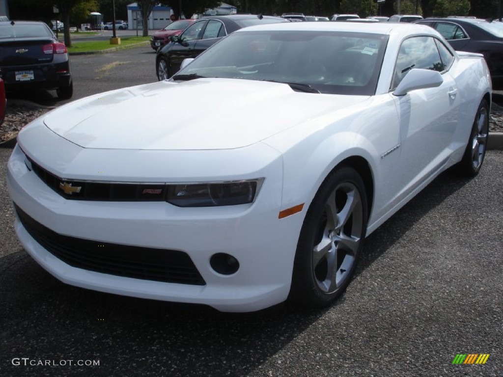 2014 Camaro LT/RS Coupe - Summit White / Beige photo #1