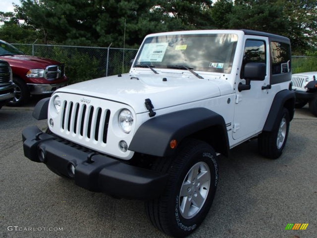 Bright White 2014 Jeep Wrangler Sport S 4x4 Exterior Photo #84692990