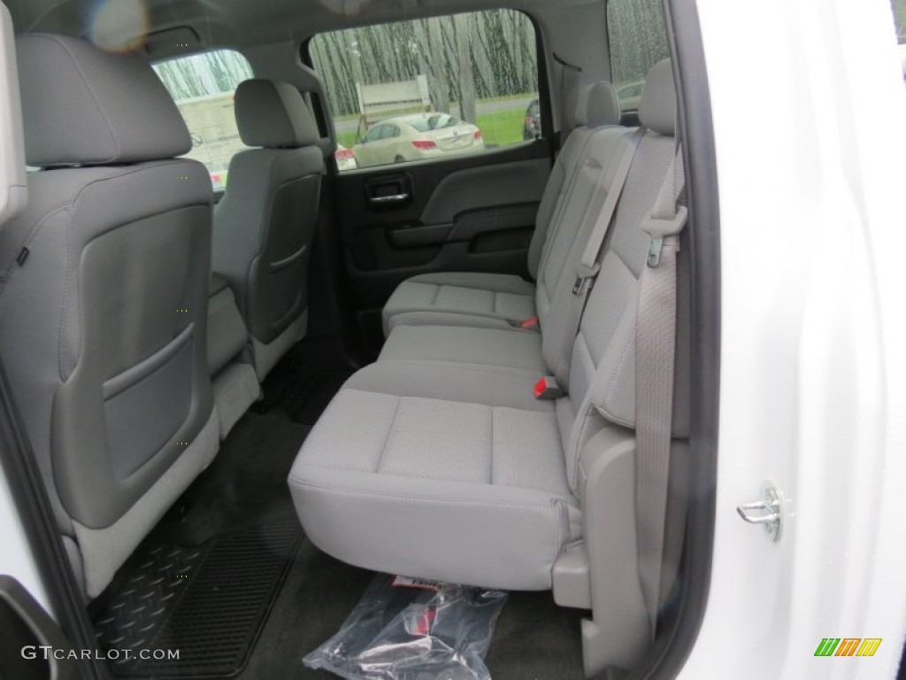 2014 Chevrolet Silverado 1500 WT Crew Cab Rear Seat Photo #84693122