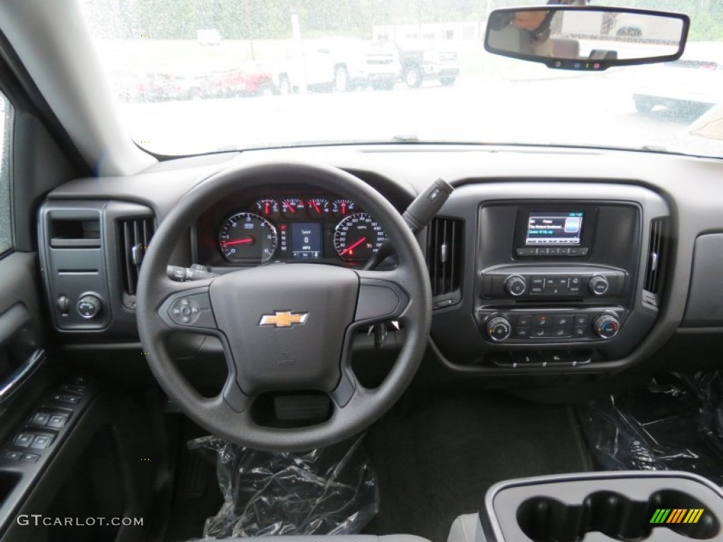 2014 Silverado 1500 WT Crew Cab - Summit White / Jet Black/Dark Ash photo #11