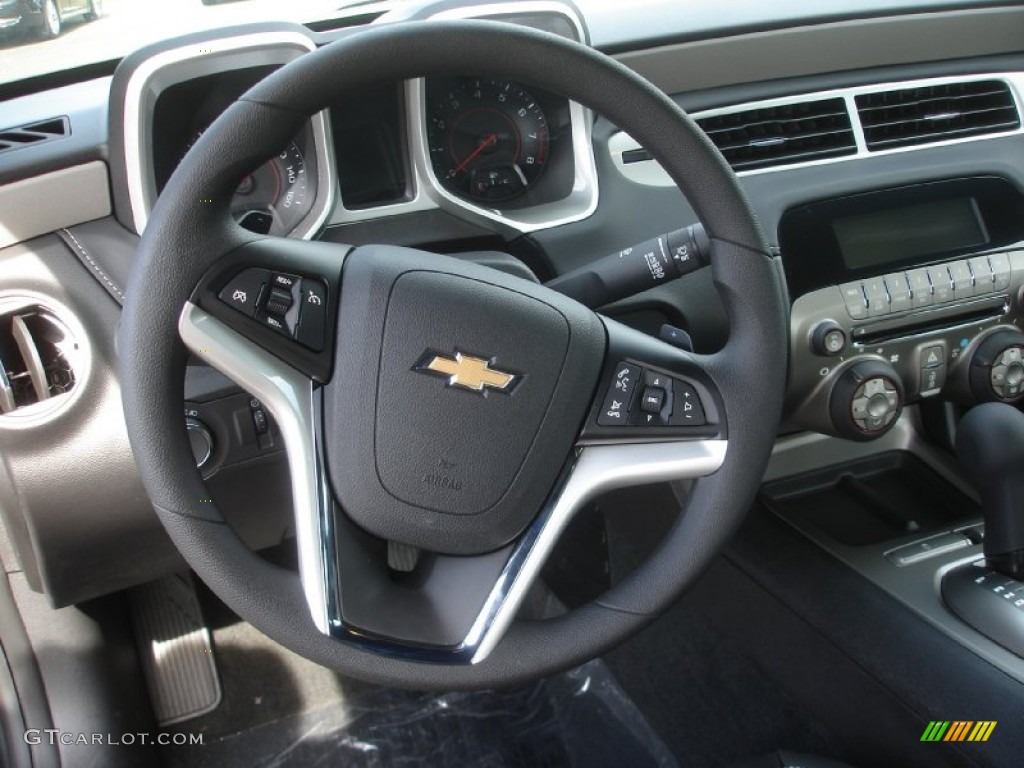 2014 Camaro LS Coupe - Ashen Gray Metallic / Black photo #4