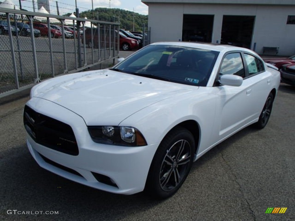 Bright White 2014 Dodge Charger SXT Plus AWD Exterior Photo #84693923