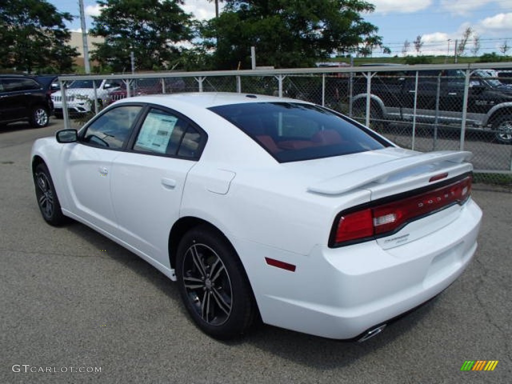 Bright White 2014 Dodge Charger SXT Plus AWD Exterior Photo #84694061