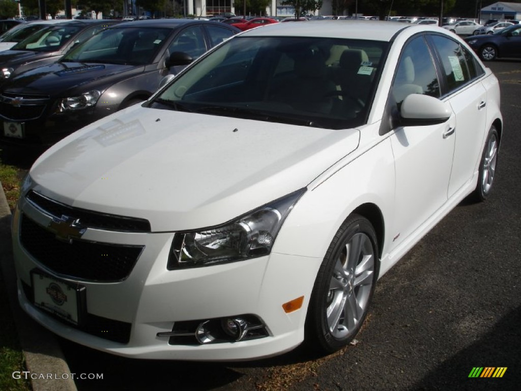 2014 Cruze LTZ - Summit White / Cocoa/Light Neutral photo #1