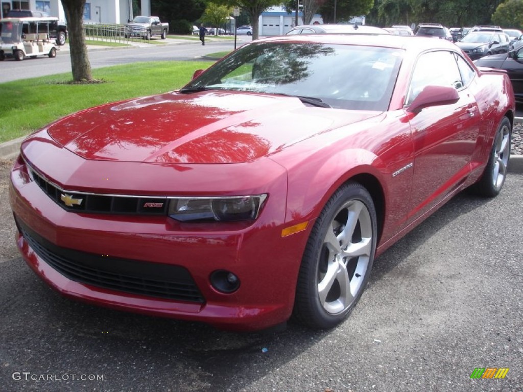 2014 Camaro LT/RS Coupe - Crystal Red Tintcoat / Black photo #1