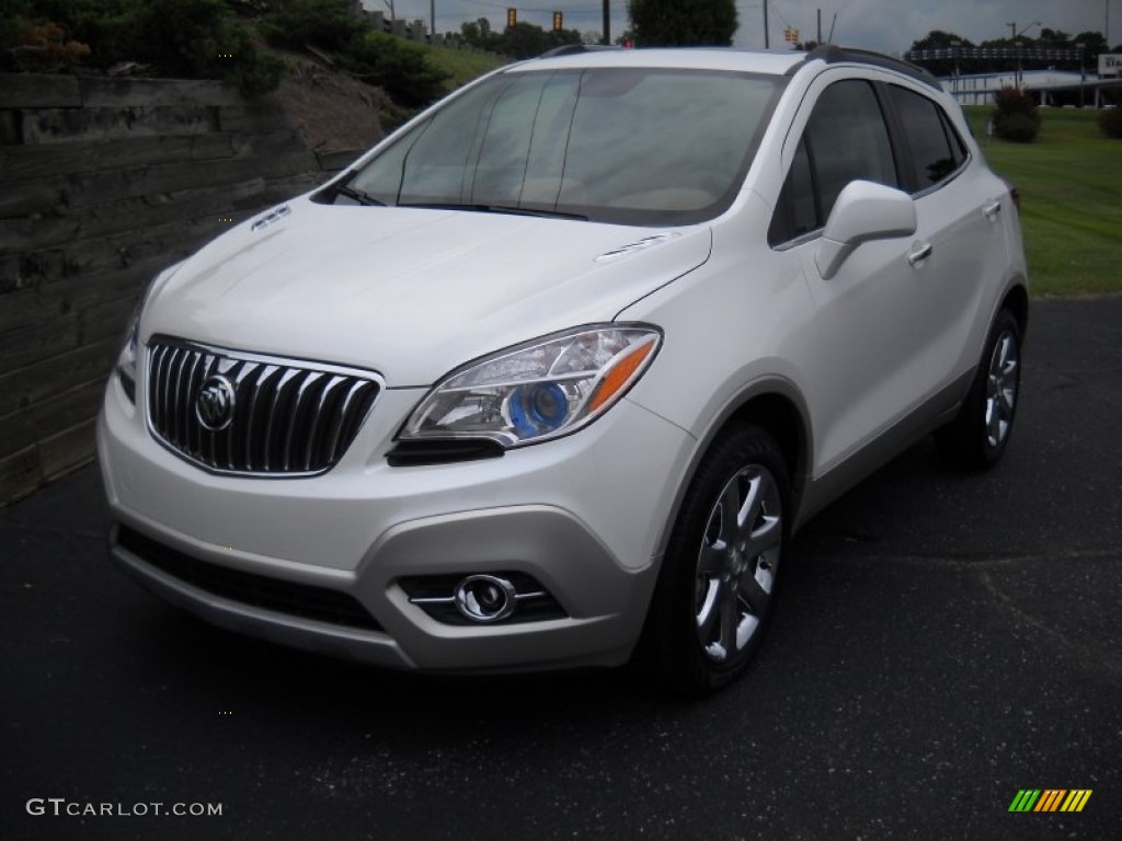 White Pearl Tricoat Buick Encore