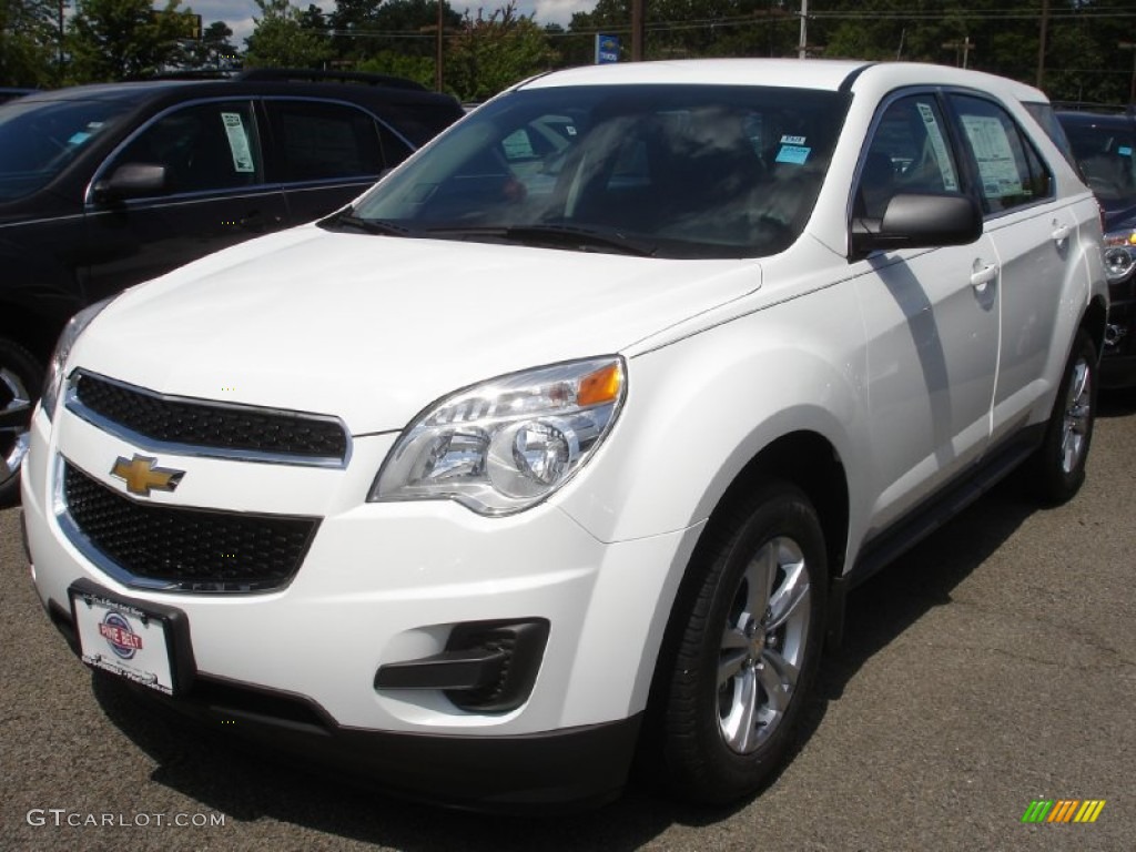 2013 Equinox LS - Summit White / Jet Black photo #1