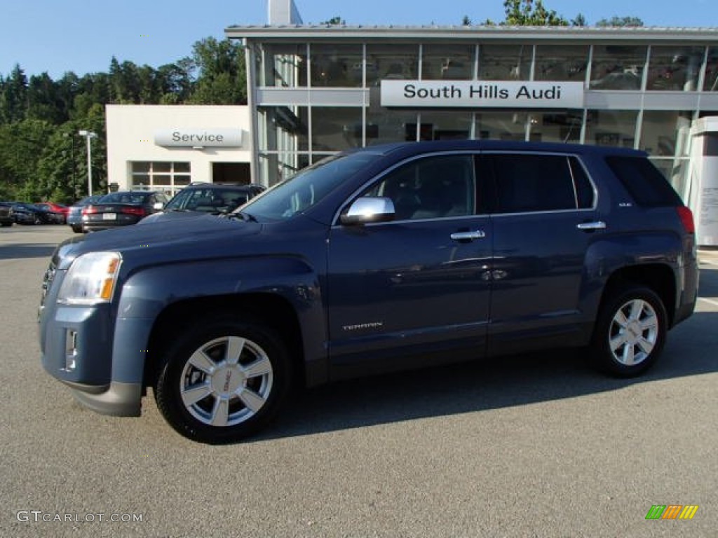 2012 Terrain SLE AWD - Steel Blue Metallic / Jet Black photo #1