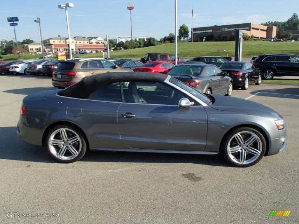 Monsoon Gray Metallic 2013 Audi S5 3.0 TFSI quattro Convertible Exterior Photo #84697784