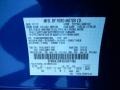 J4: Deep Impact Blue 2014 Ford Flex SE Color Code