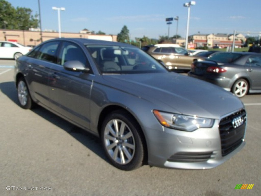 2014 A6 2.0T quattro Sedan - Dakota Gray Metallic / Black photo #3