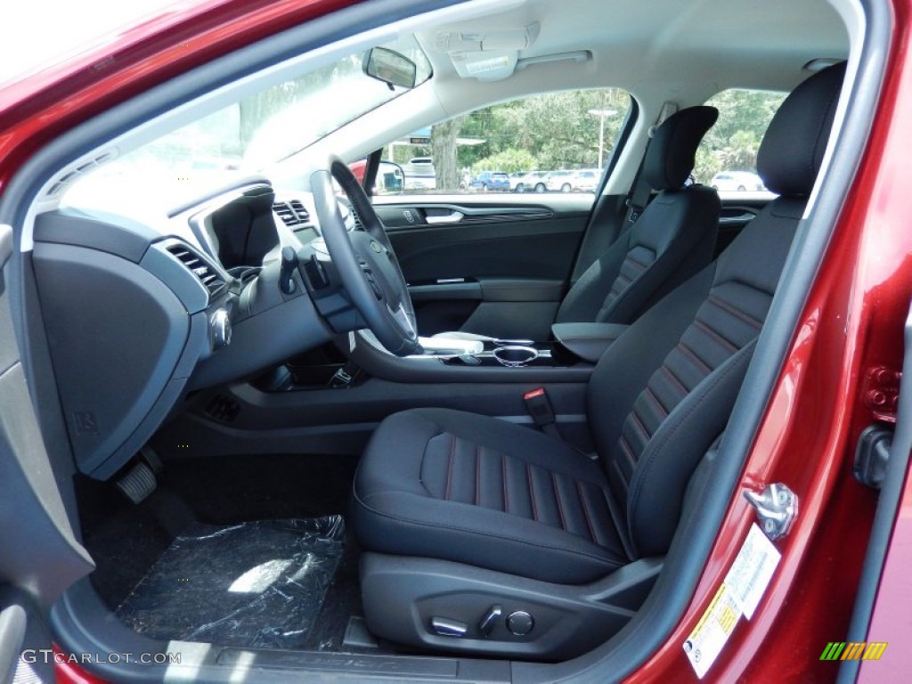 2014 Ford Fusion SE EcoBoost Front Seat Photo #84698660