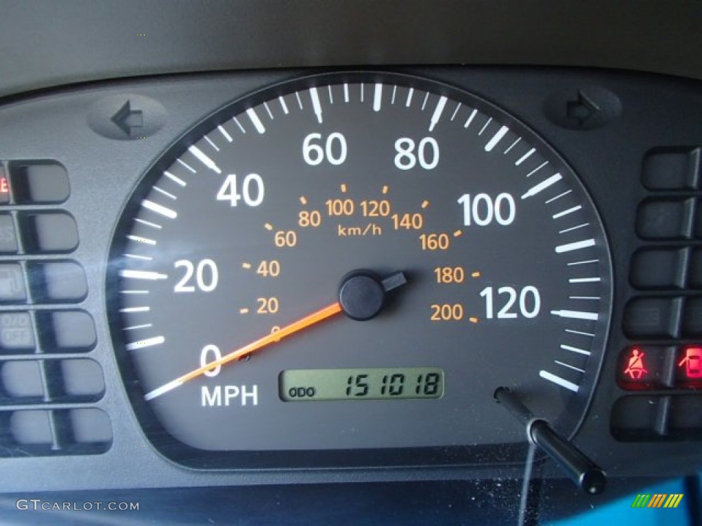 2004 Sentra 1.8 - Vibrant Blue / Taupe photo #14