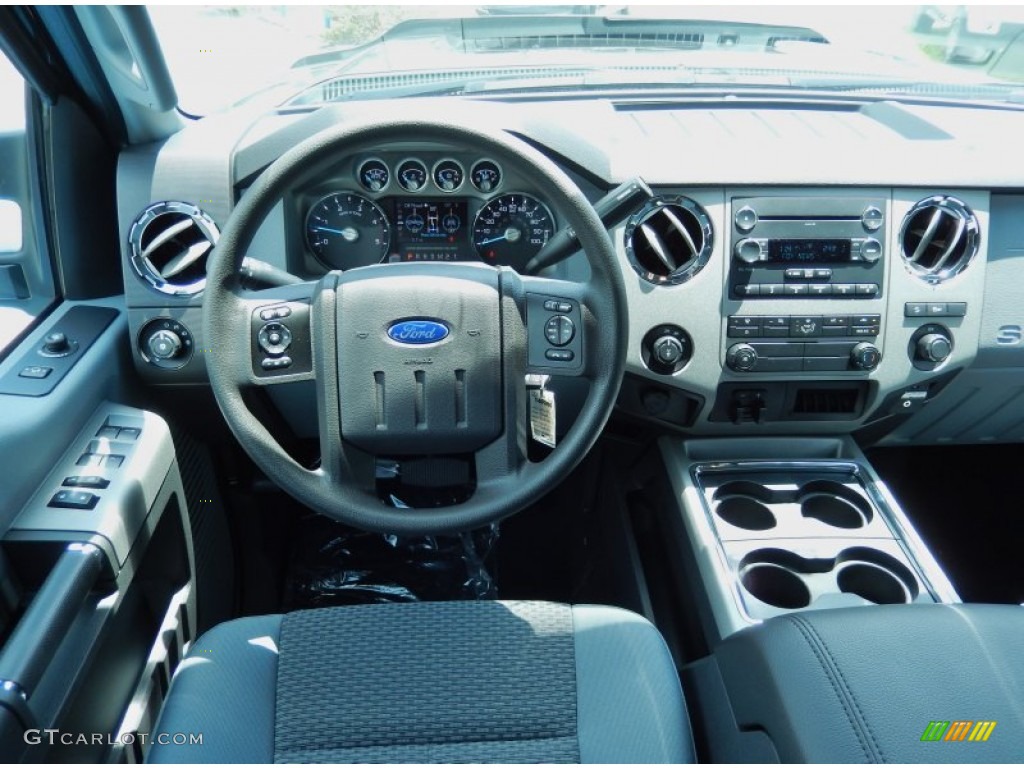 2014 Ford F250 Super Duty XLT Crew Cab 4x4 Steel Dashboard Photo #84699029