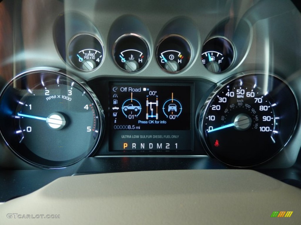 2014 Ford F250 Super Duty King Ranch Crew Cab 4x4 Gauges Photo #84699398