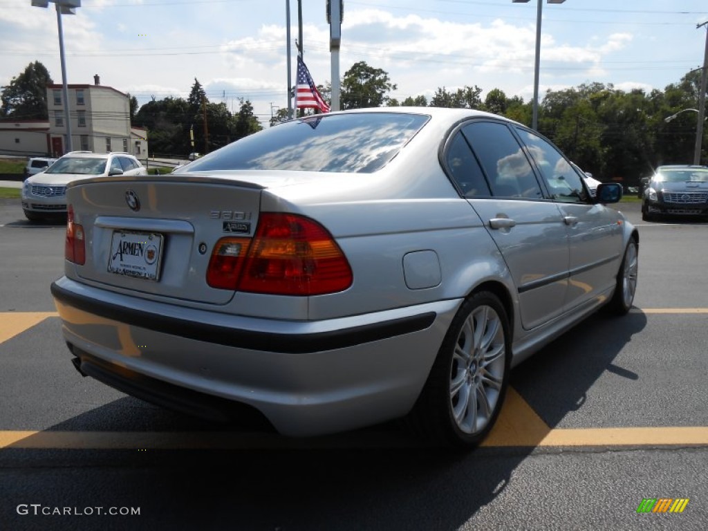 2004 3 Series 330i Sedan - Titanium Silver Metallic / Black photo #5