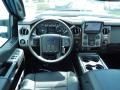 Black 2014 Ford F350 Super Duty Lariat Crew Cab 4x4 Dashboard
