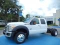 Oxford White 2014 Ford F450 Super Duty Lariat Crew Cab 4x4 Chassis