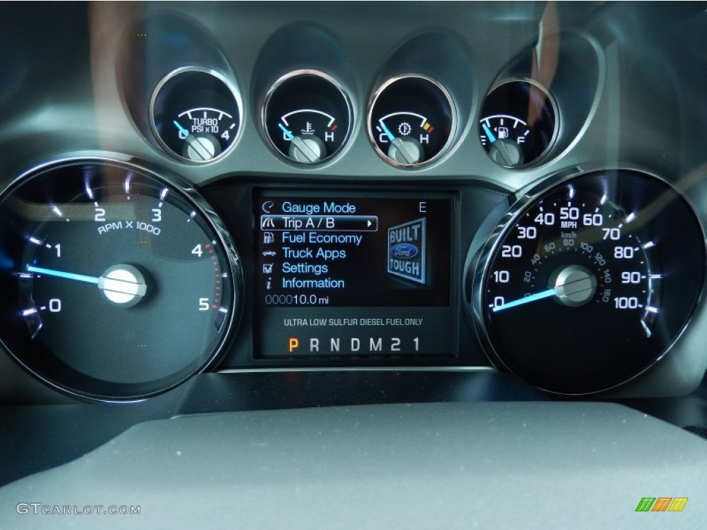 2014 Ford F450 Super Duty Lariat Crew Cab 4x4 Chassis Gauges Photos