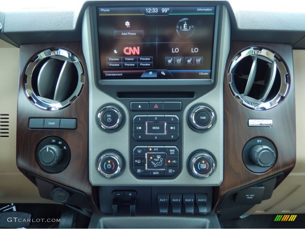 2014 Ford F450 Super Duty Lariat Crew Cab 4x4 Chassis Controls Photos