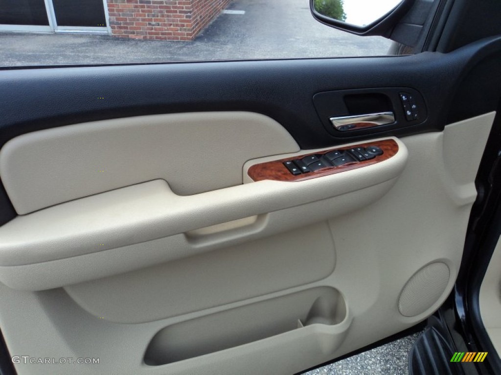 2008 Suburban 1500 LTZ 4x4 - Black / Light Cashmere/Ebony photo #5