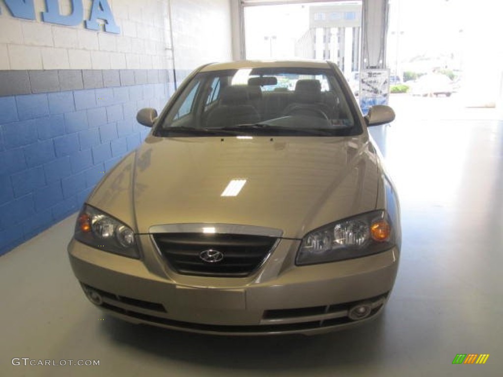 2006 Elantra GLS Sedan - Champagne Beige / Beige photo #7