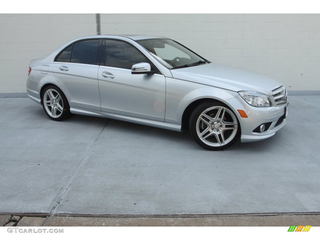 2010 C 300 Sport - Iridium Silver Metallic / Black photo #1