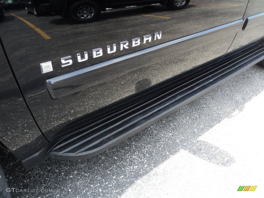 2008 Suburban 1500 LTZ 4x4 - Black / Light Cashmere/Ebony photo #41