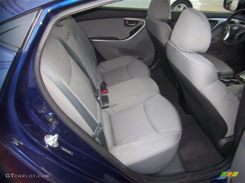 2012 Elantra GLS - Indigo Night Blue / Gray photo #13