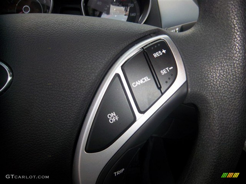 2012 Elantra GLS - Indigo Night Blue / Gray photo #18