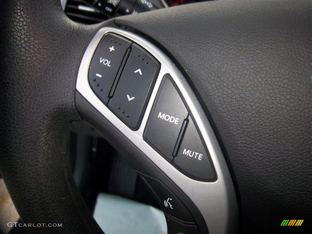 2012 Elantra GLS - Indigo Night Blue / Gray photo #19