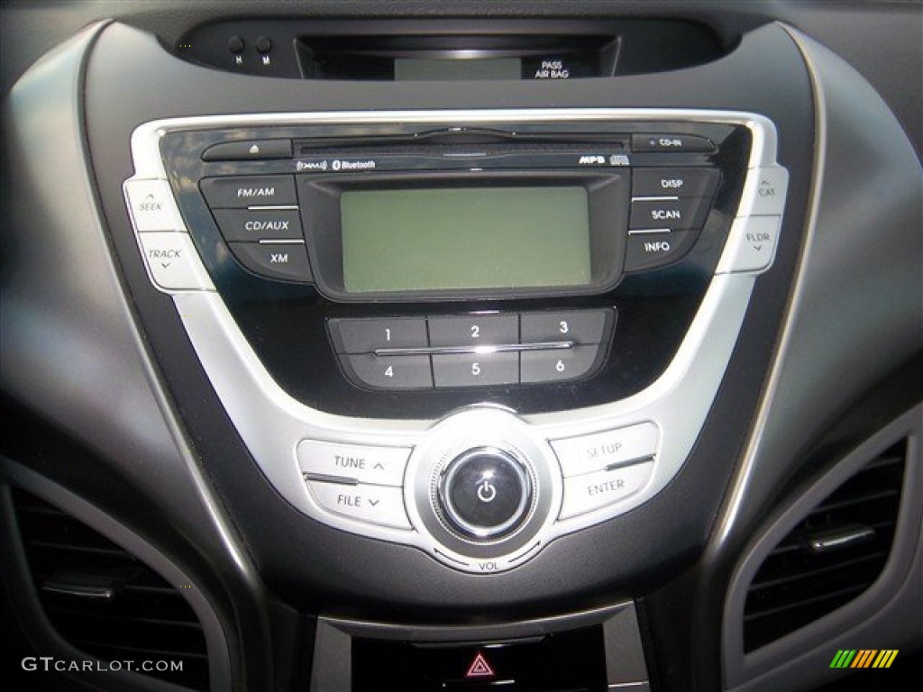 2012 Elantra GLS - Indigo Night Blue / Gray photo #21