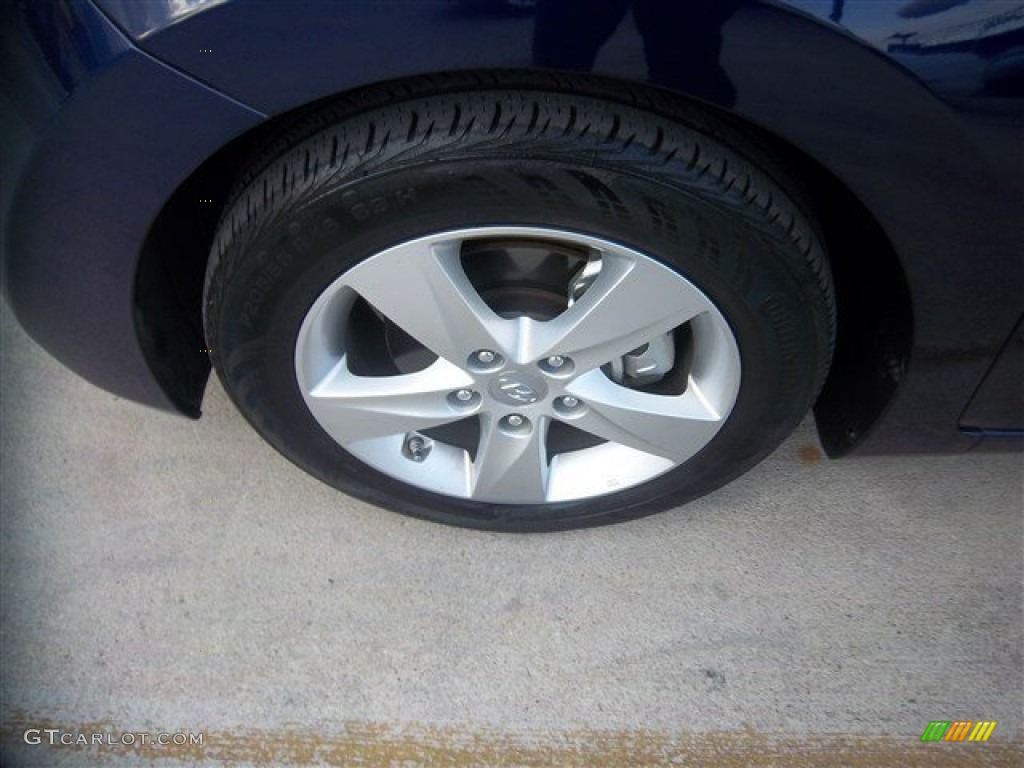 2012 Elantra GLS - Indigo Night Blue / Gray photo #28