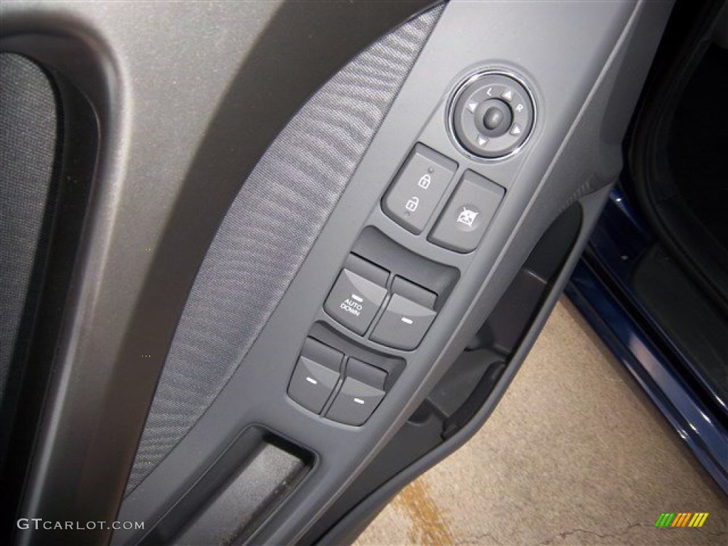 2012 Elantra GLS - Indigo Night Blue / Gray photo #38