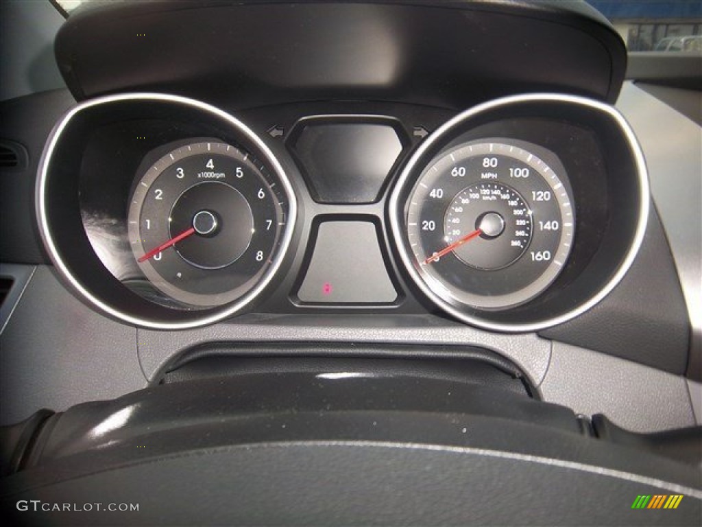 2012 Elantra GLS - Indigo Night Blue / Gray photo #41