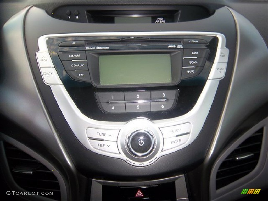 2012 Elantra GLS - Indigo Night Blue / Gray photo #42